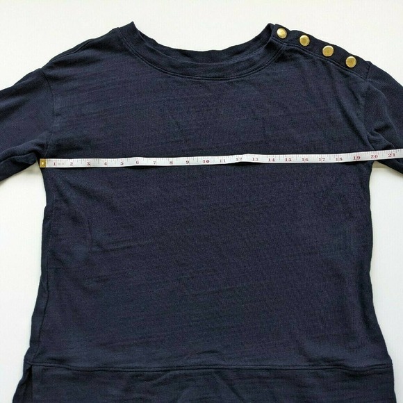 Loft XS Like New Gold Button Top - Picture 5 of 5